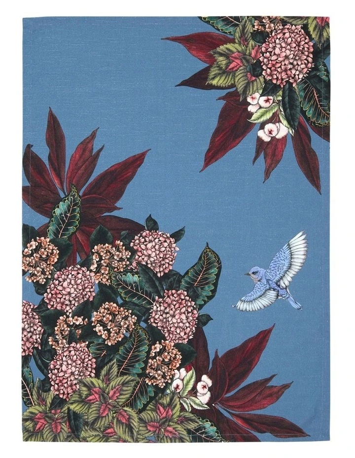 The Reminisce Pen Tea Towel 50x70cm in Multi