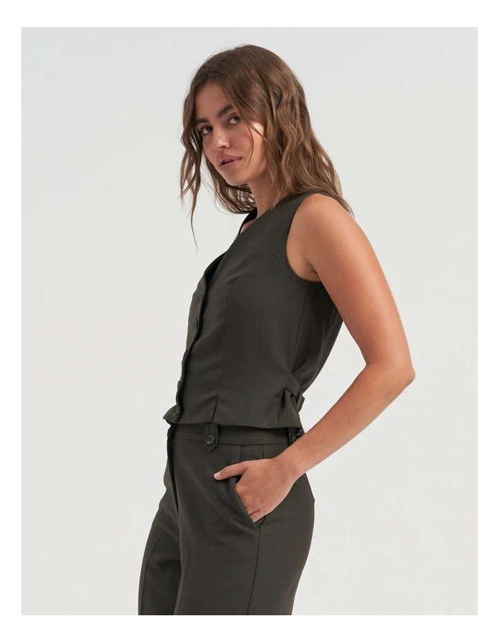 Rome Waistcoat in Black