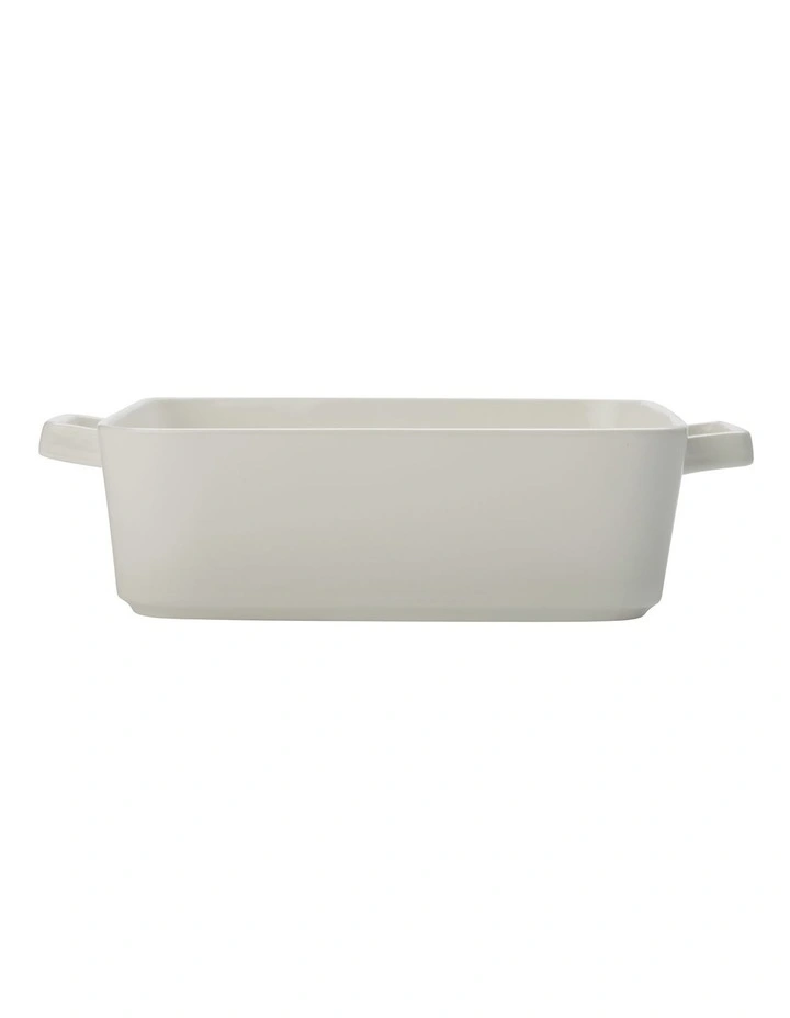 Epicurious Gift Boxed Square Baker 24x8cm in White