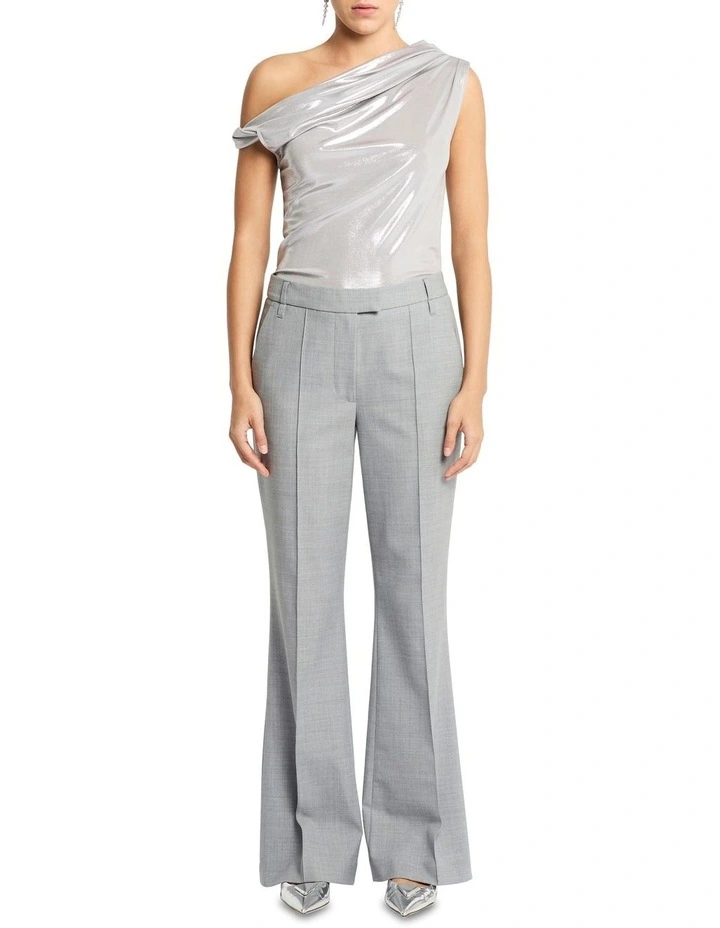 Anthurium Top in Silver