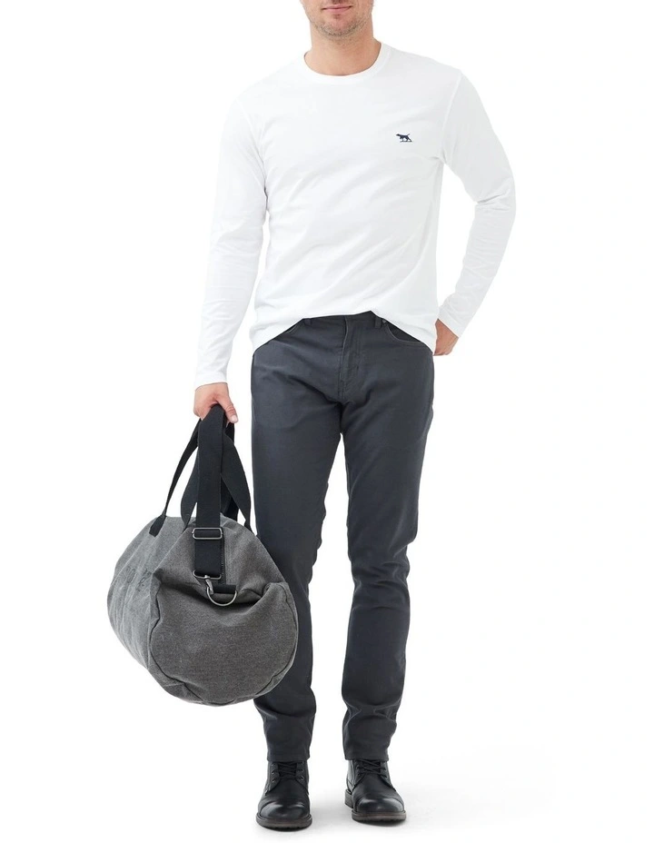 Long Sleeve Gunn T-Shirt in Snow