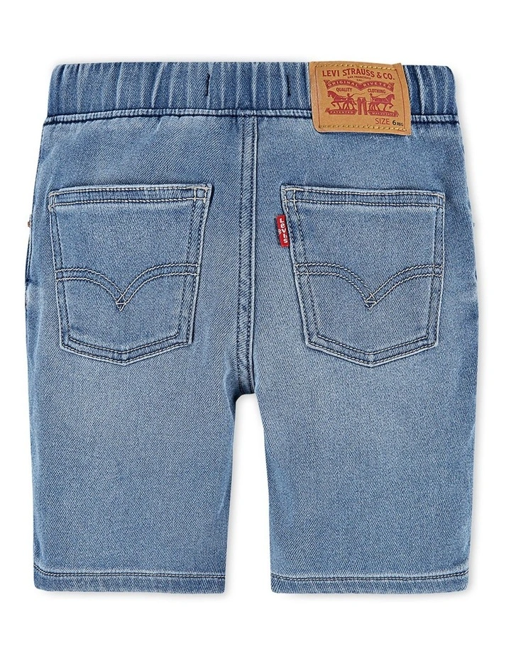 Boys Knit Denim Shorts Blue