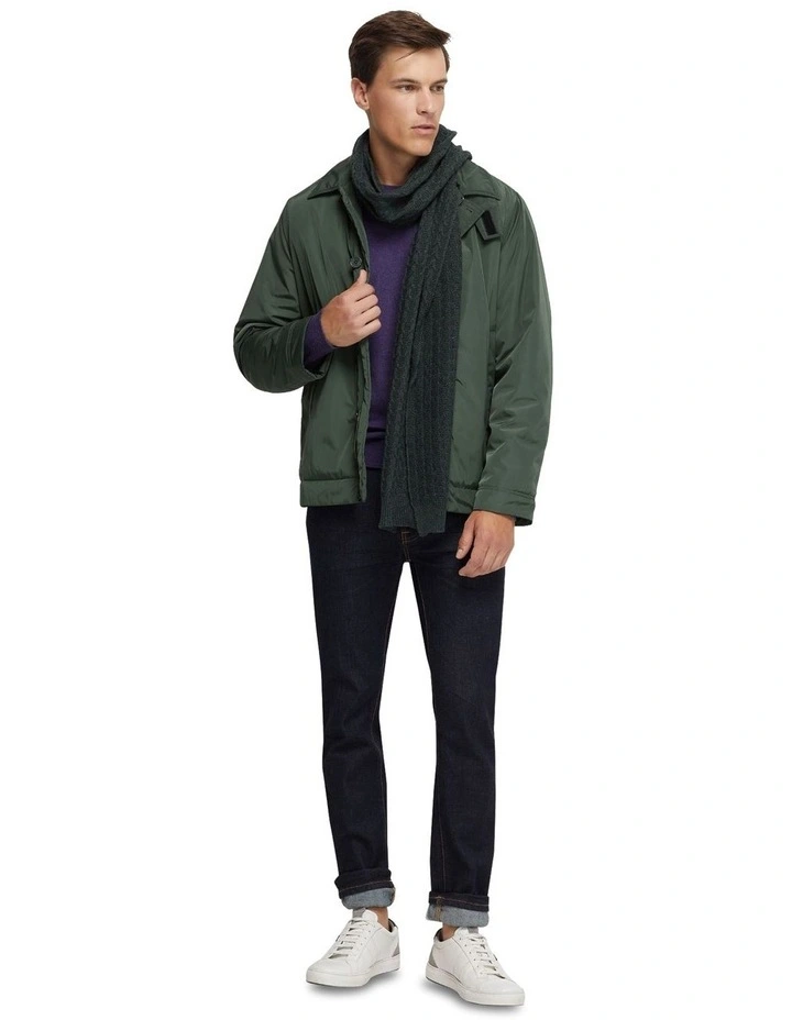 Lincon Eco Filling Padded Jacket in Olive