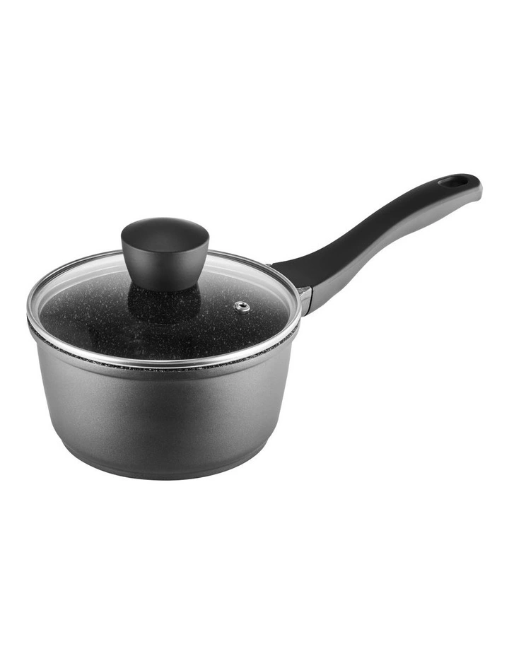 Classic Non-Stick Saucepan with Lid 20cm/2.7L in Black