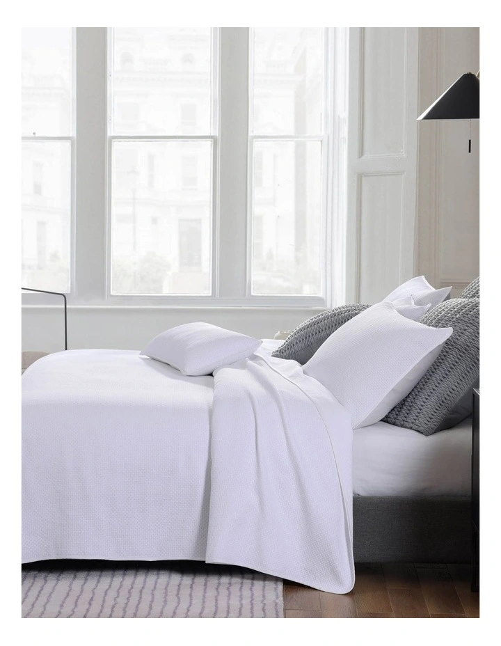 Cornell Coverlet White