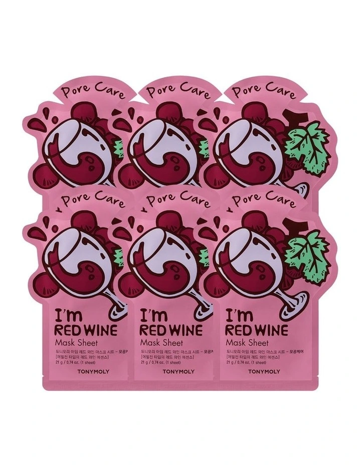 I'm Red Wine 5+1 Free Mask Set