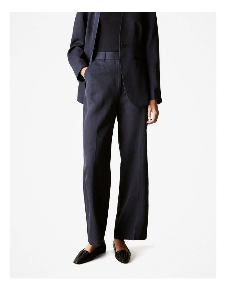 Tailored Straight Leg Pant in Night Sky