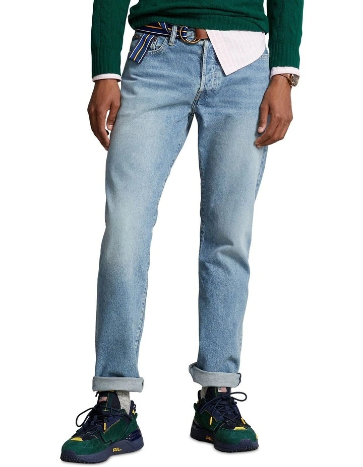 Vintage Classic Fit Jeans in Blue