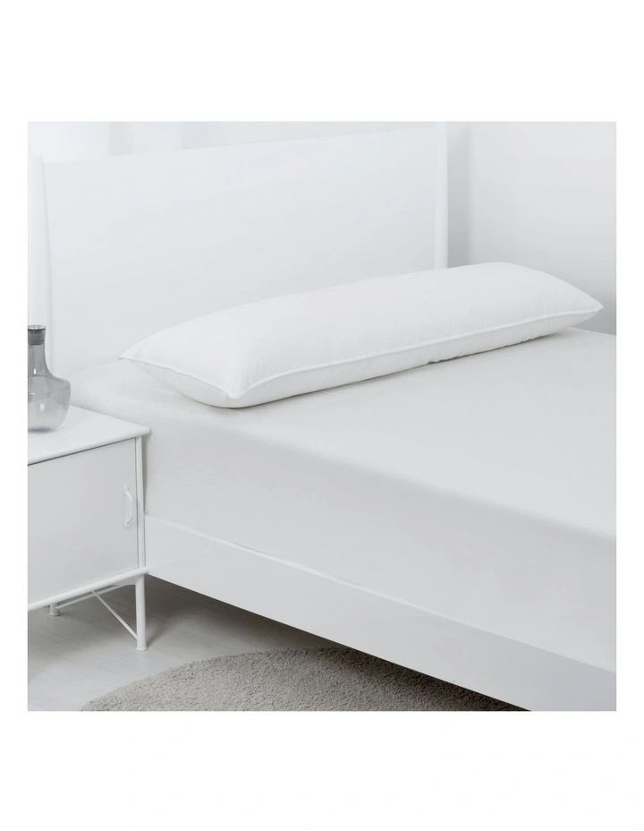 Down Alternative Microfibre Body & Maternity Pillow 150 x 48cm in White