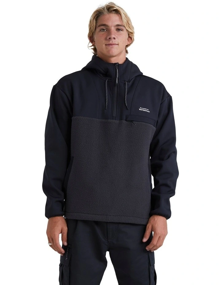 South Pop Half-Zip Fleece in Black