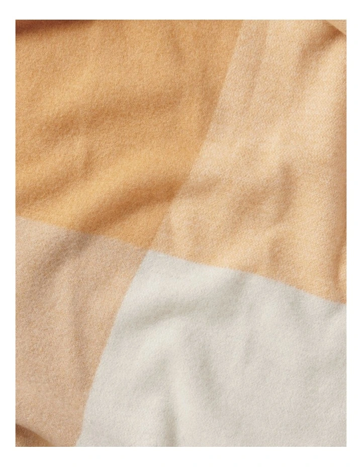 Lilah Block Scarf in Camel