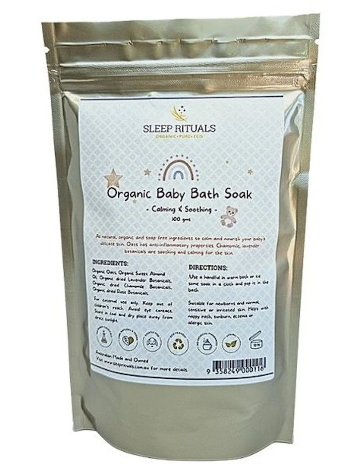Organic Baby Bath Soak 100g