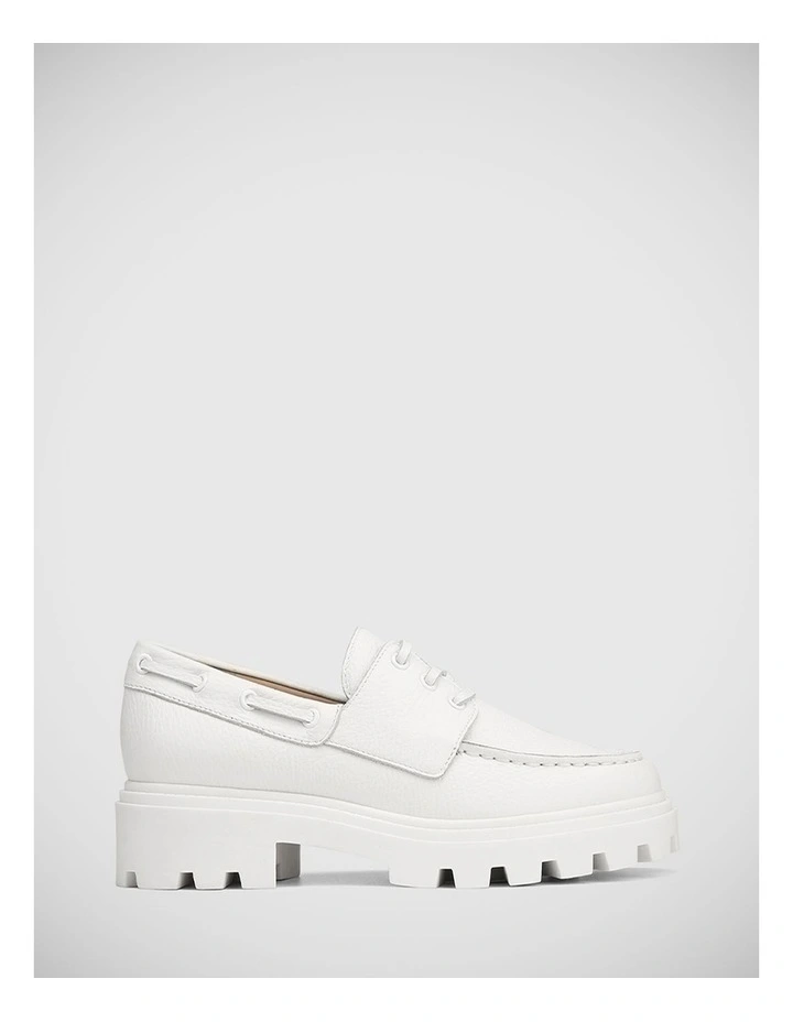 Fiorentina Leather Brogue in White