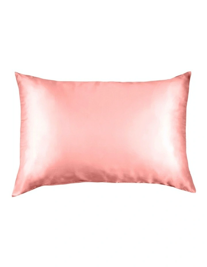 Pure Silk Pillowcase 100% Mulberry Silk Hypoallergenic in Blush