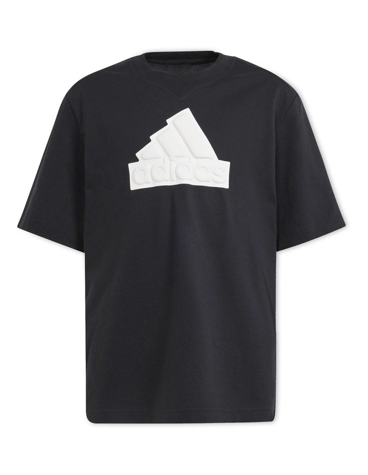 Future Icons Logo Pique T-shirt in Black