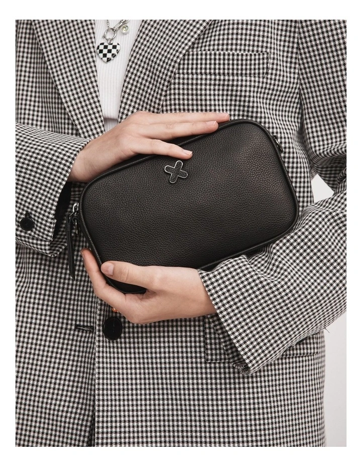 Hendrix Pouch in Black Gunmetal
