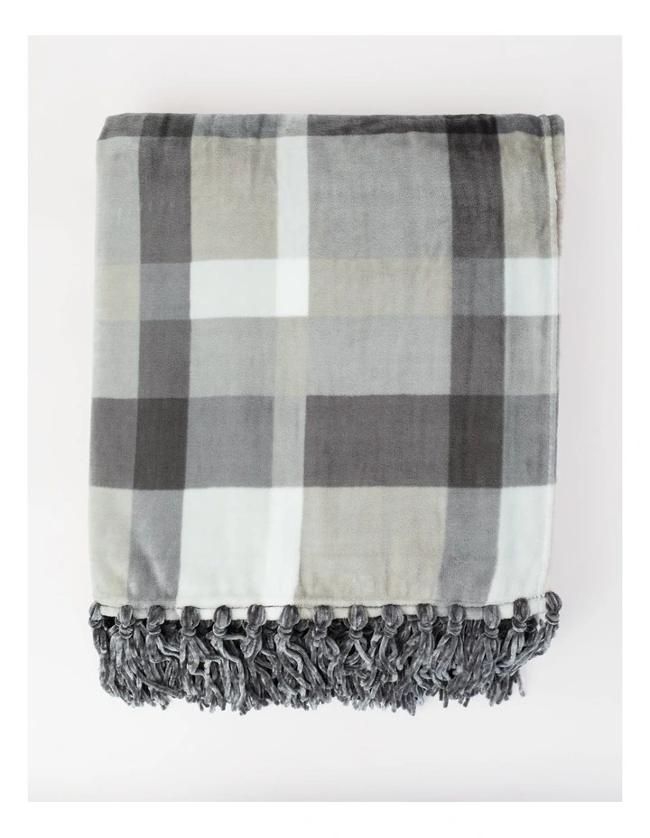 Chenille Fringe Blanket