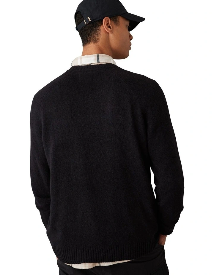 Crewneck Sweater in Black