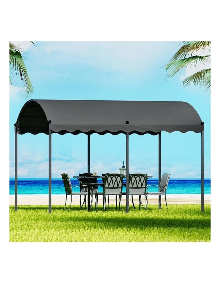 Gazebo Marquee Outdoor Tent 4x3m in Grey