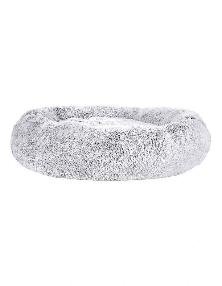 Pet Bed Dog/Cat 110cm Calming Extra Large Soft Plush in Charcoal