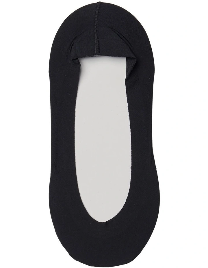 Laser Cut Footlets 3 Pack in Black