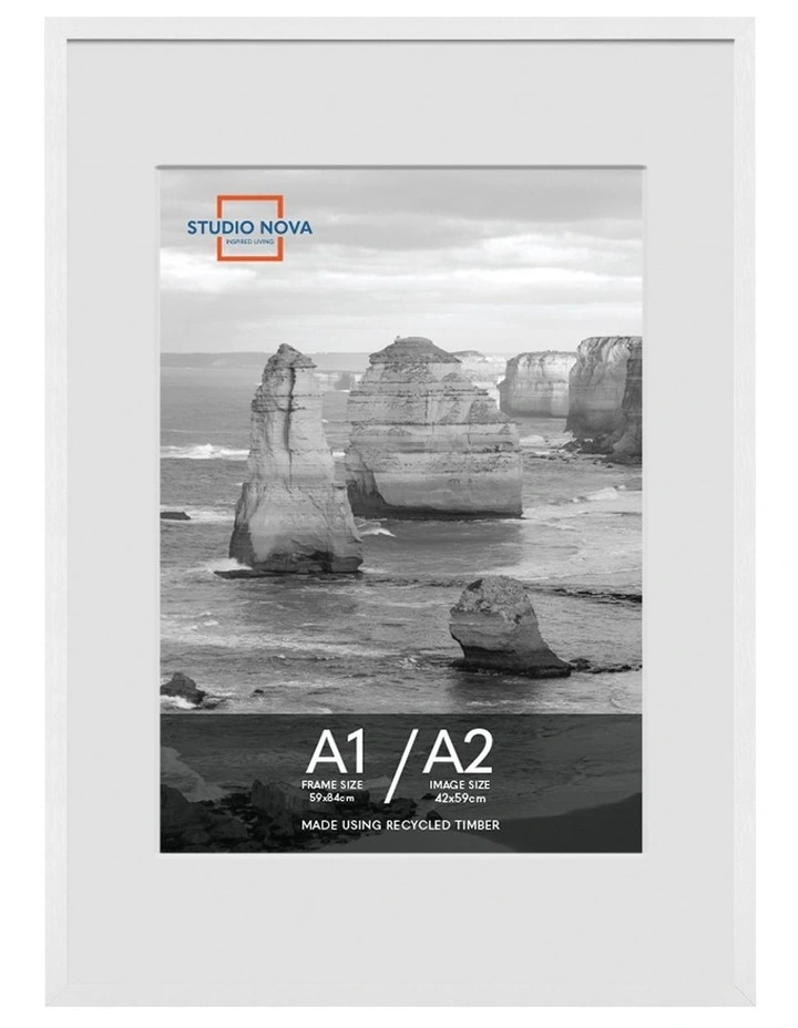 Premium Picture Poster Frame A1 to A2 in White