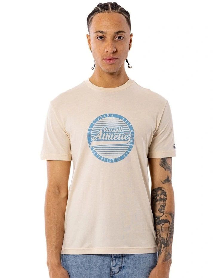 Swash Stamp Tee in Apricot Smoothie