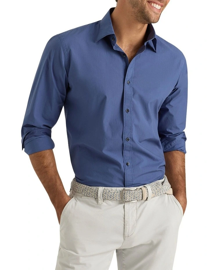 Newman Shirt in Galaxy Blue
