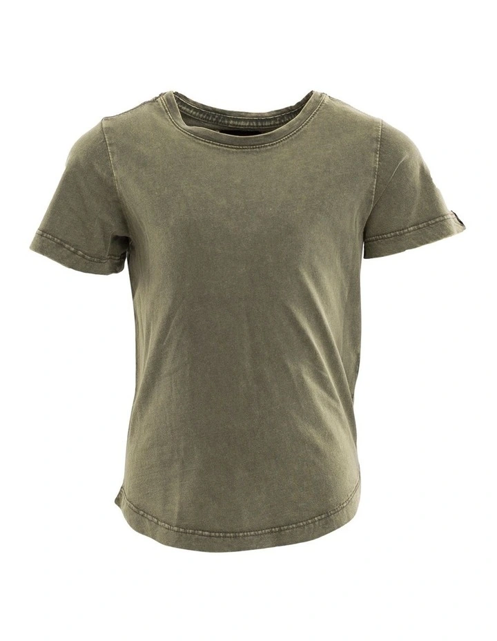 Acid Tee (3-7 Years) in Khaki
