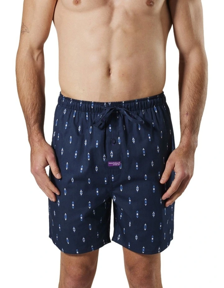 Flint Sleep Short in Navy