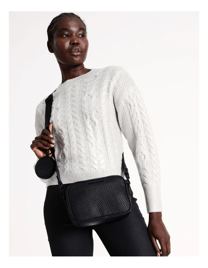 Teagan Crossbody Bag in Black