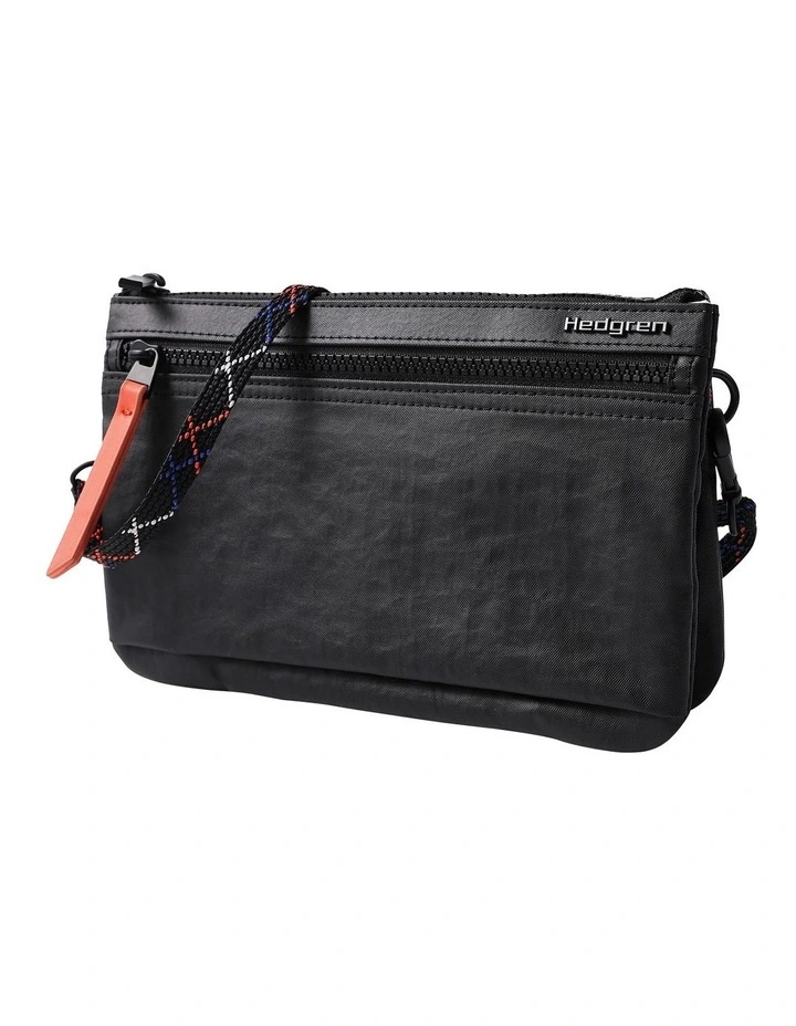 Emma Crossbody Bag in Creased Black