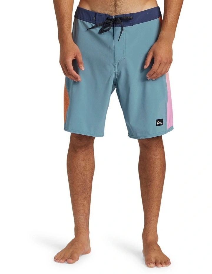Surf Silk Arch 19" Boardshorts in Cadet Gray