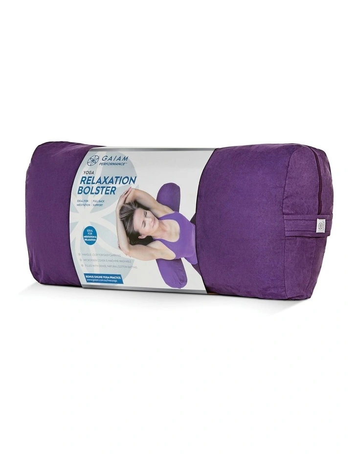 Rectangular Bolster in Purple