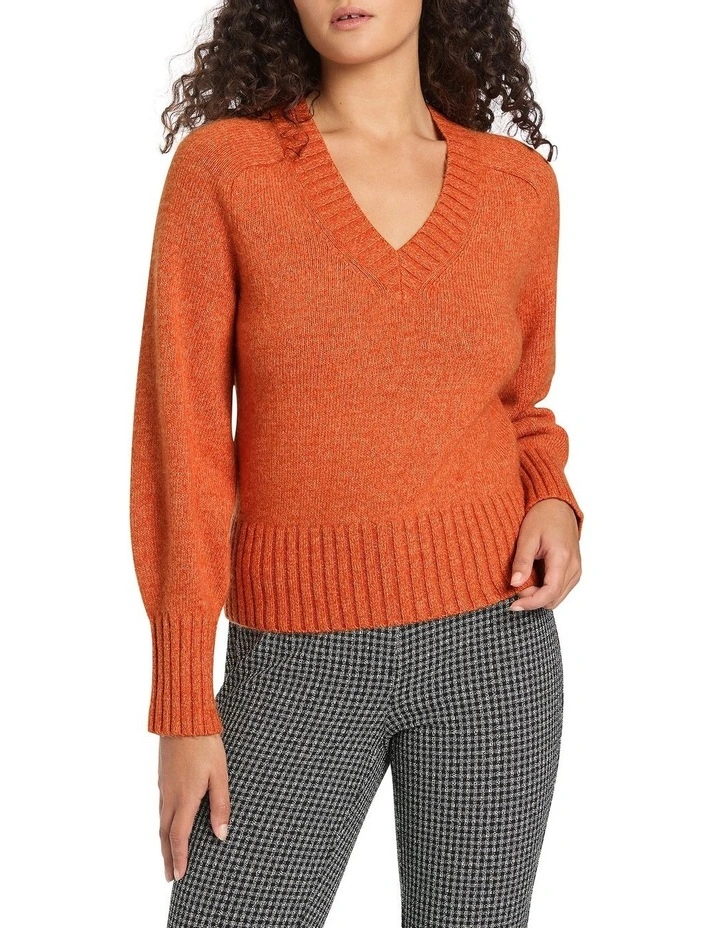 Speckle In Your Eyes Knit in Orange