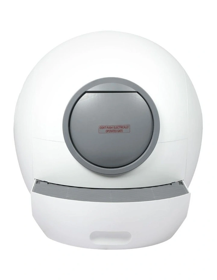 Large Automatic Smart Cat Litter Box in White