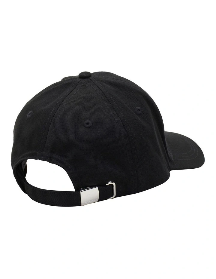 Embroidery Cap in Black