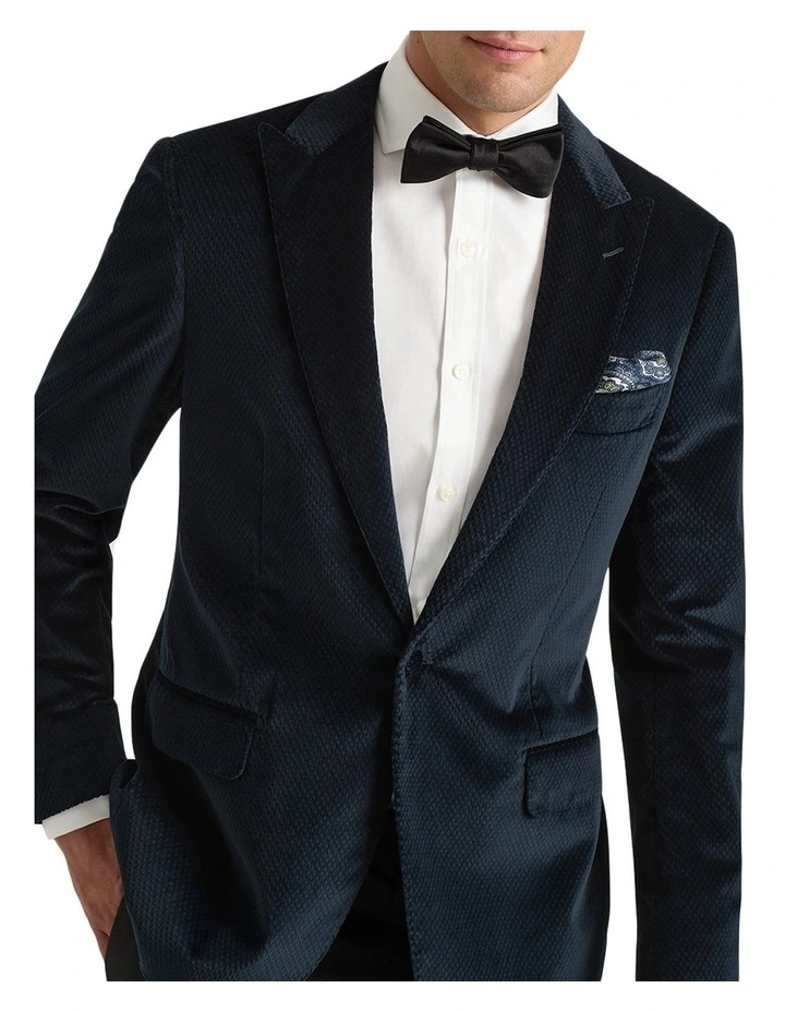 Gregotti Velvet Jacket in Midnight