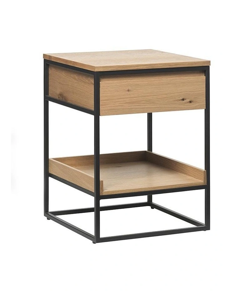 Rivoli Side Table in Natural/Black