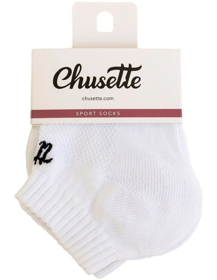 Men's Socks in White 10 Pack