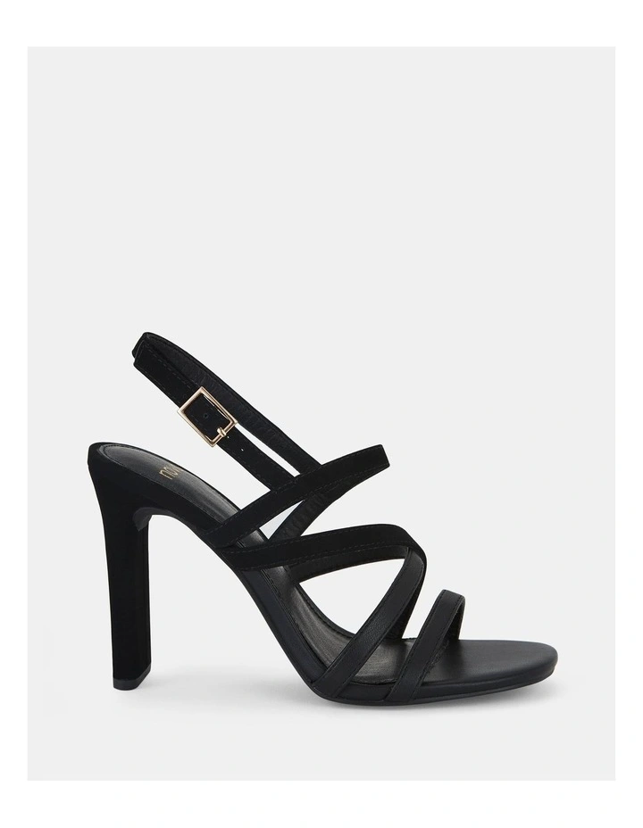 Mimosa Strappy Heels in Black