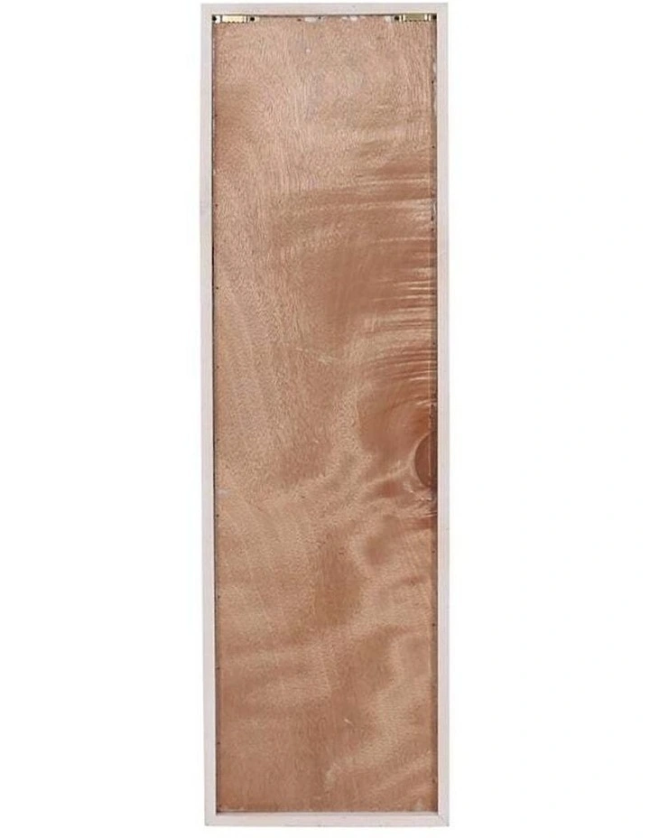 Hamptons Home Sweet Home Wall Art 80cm 24x3x80cm in Natural/White