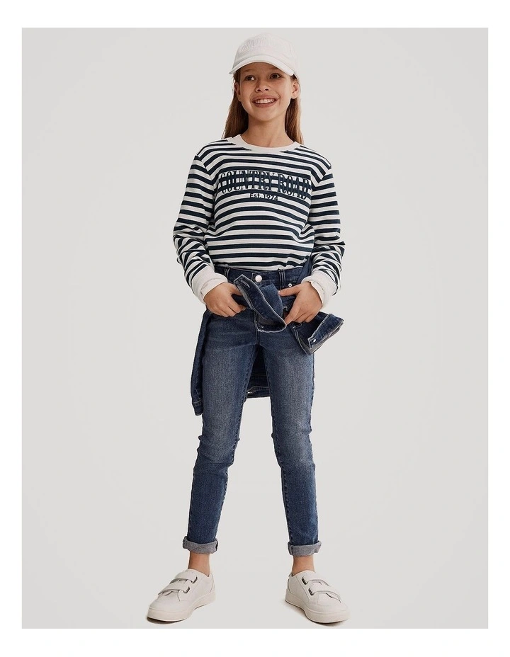 Skinny Denim Jean in Indigo