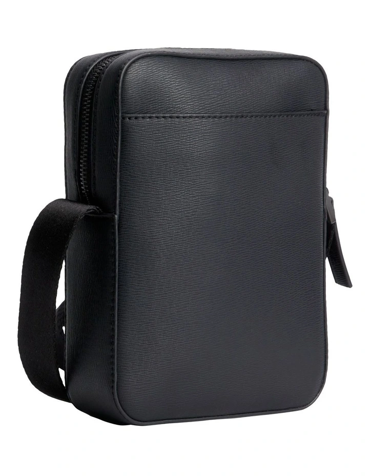 Modern Metal Reporters Bag in Black