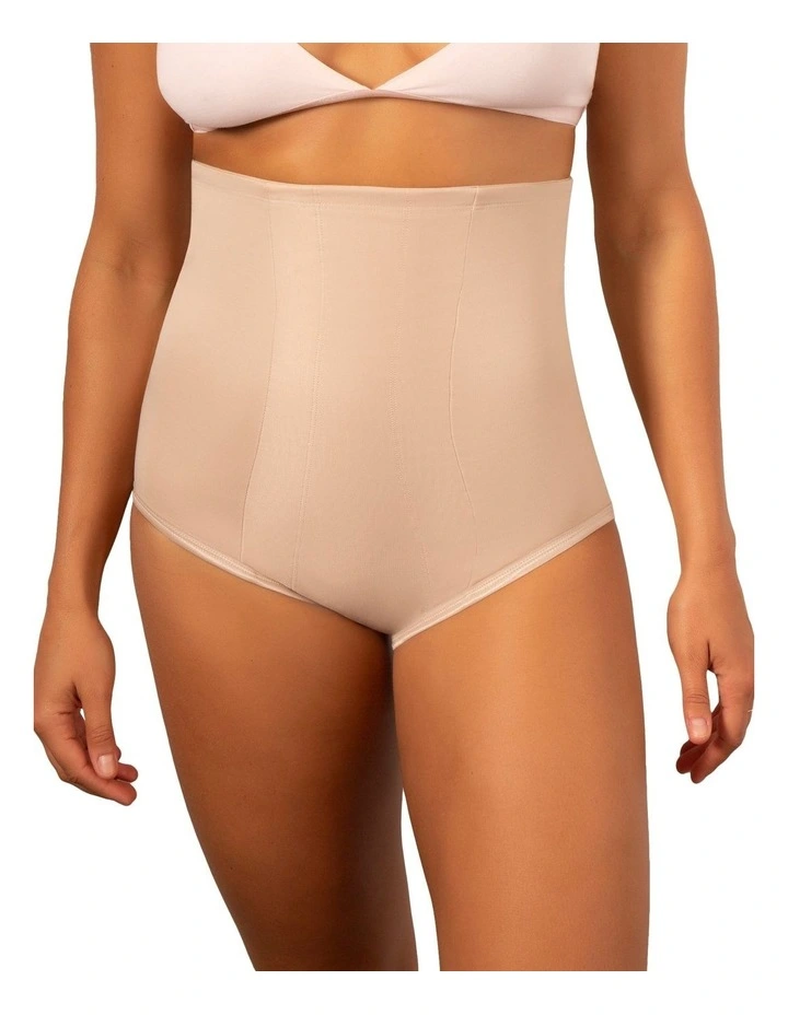 Shape With An Edge High Waist Brief in Nude