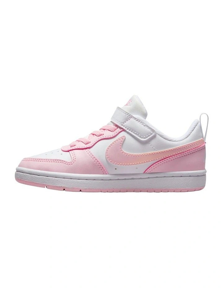 Court Borough Low Recraft Pre-School Sneakers in White