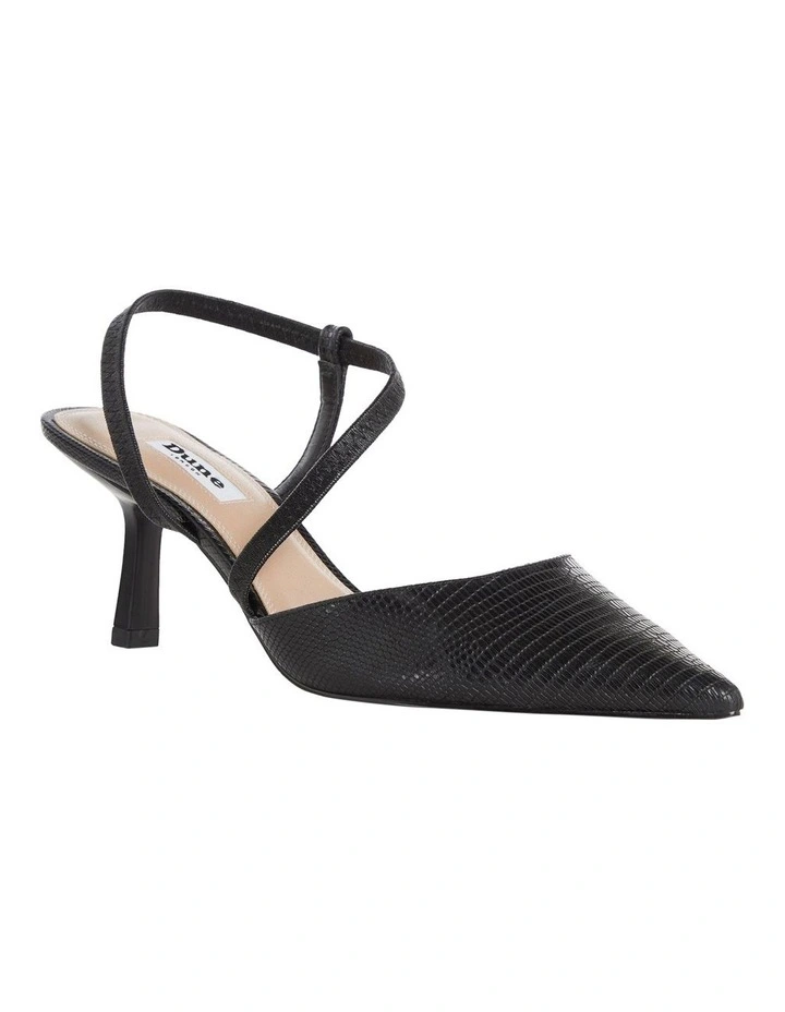 Colombia Court Shoe in Black
