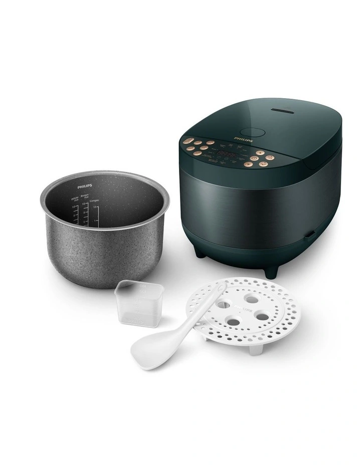 Premium 3000 Series Rice and Multi Cooker in Forest Green