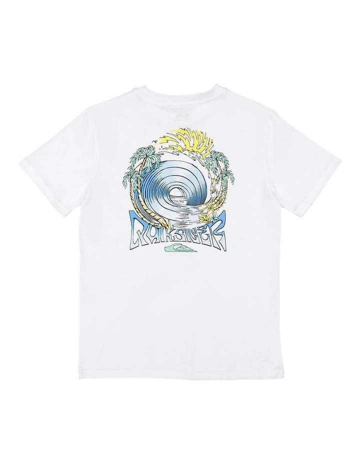 Spin Cycle Oversized T-shirt in White
