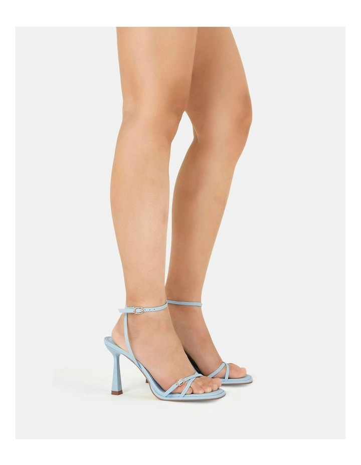 Mateo Heels in Soft Blue